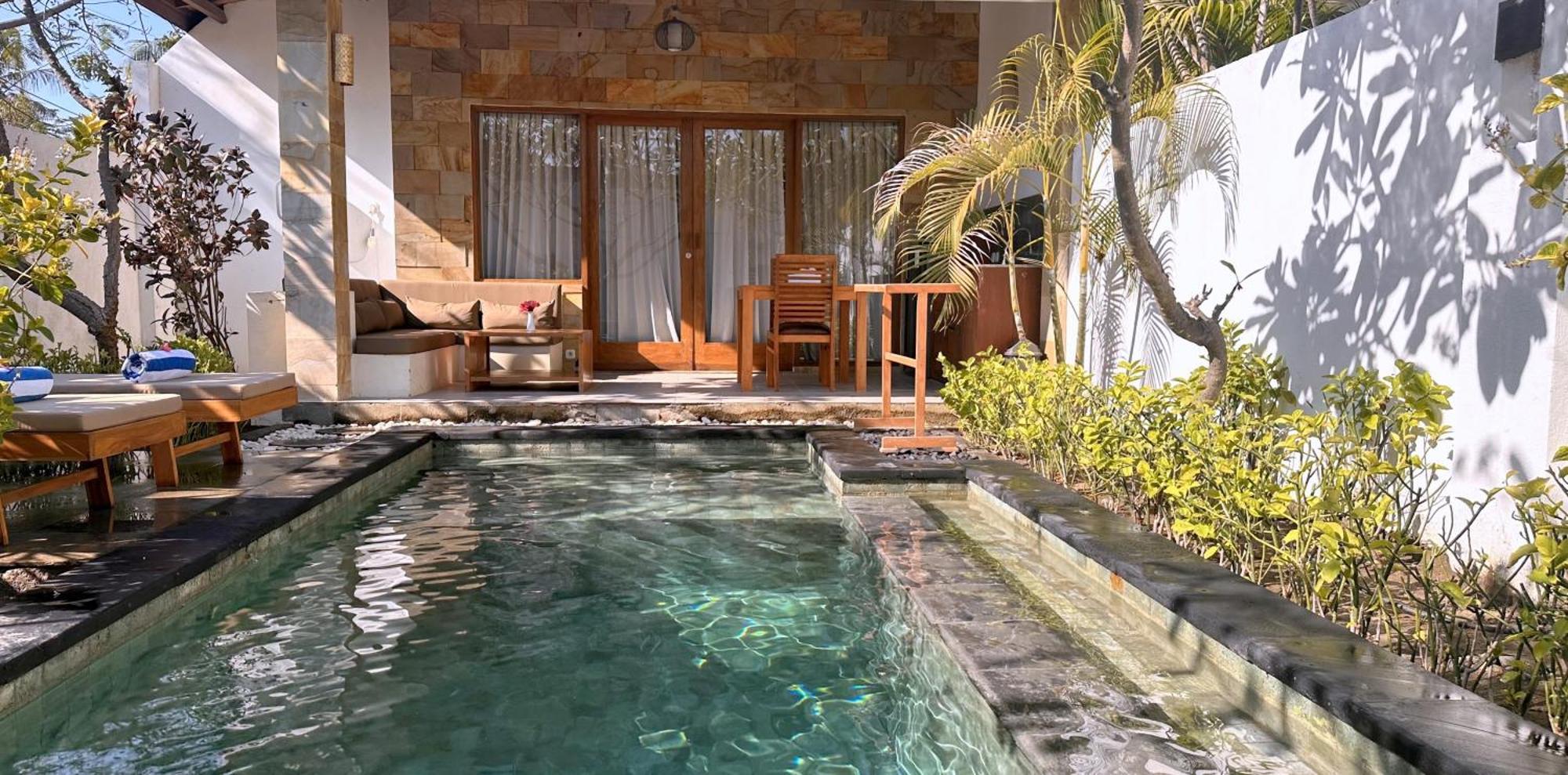Resort Gili Trawangan Rom bilde
