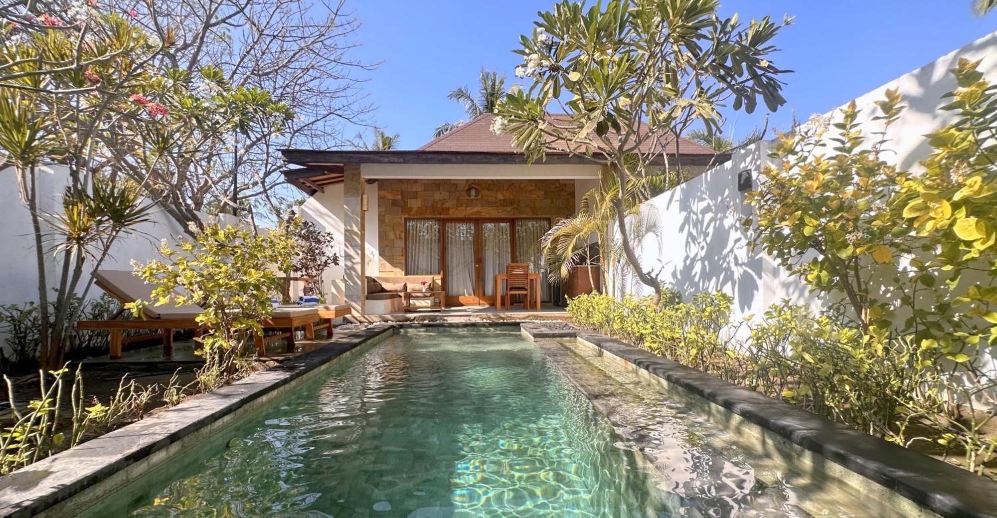 Resort Gili Trawangan Rom bilde